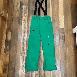 Spyder Waterproof snow ski snowboard bibs boy 18